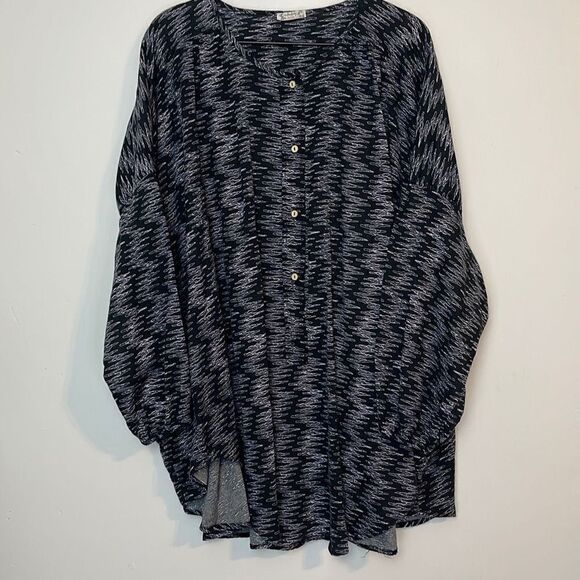 Free People Blooms For You Sleep Shirt L - Picture 2 of 8